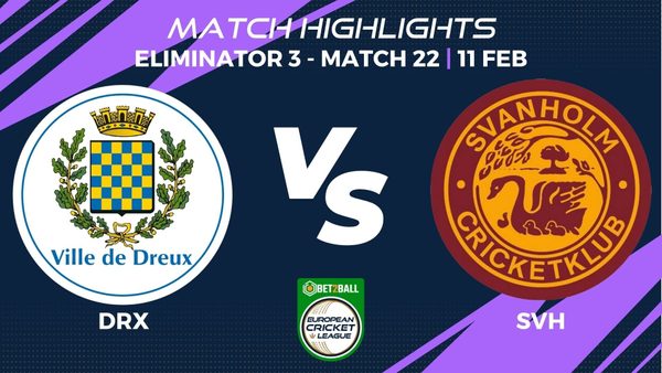 eliminator-3-drx-vs-svh-highlightsbet2ball-european-cricket-league-day-5group-aecl22ecl22022.Click to read full article.