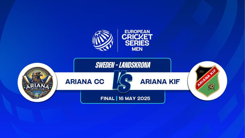 ariana-cc-vs-ariana-kif-final-preview---ecs-sweden-landskrona-2025.Click to read full article.