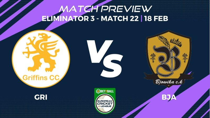 gri-vs-bja-preview-group-b-eliminator-3-match-22-bet2ball-european-cricket-league.Click to read full article.